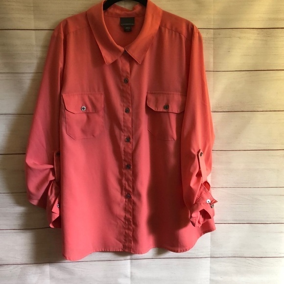 Covington 3/4 Sleeve Blouse XL - Picture 1 of 5